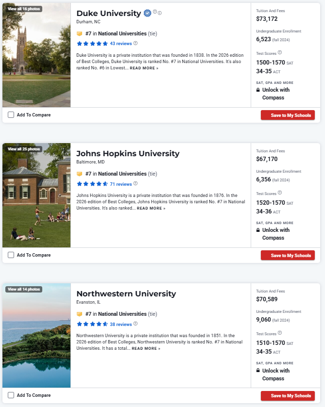 2026 US College Rankings Released | Princeton #1, CMU Top 20